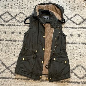 Fleece lined vest
